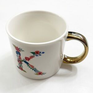 Opalhouse letter K initial coffee mug